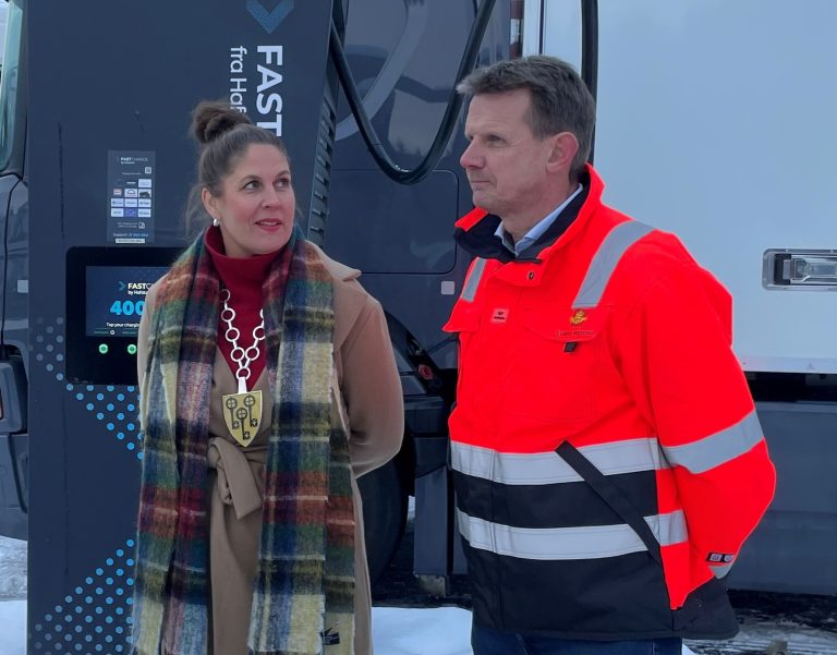 Hurtigladestasjon for lastebiler og busser